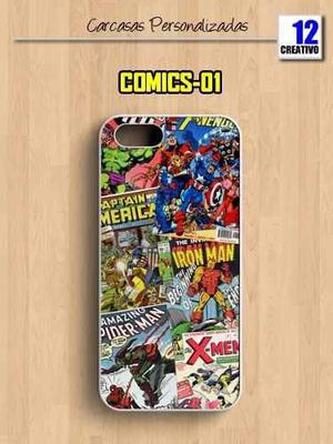 Carcasa Comic Marvel Dc Iphone 5c - 4 5 6 4s 5s 6s Plus Se