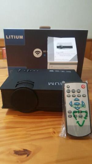 Mini proyector- WiFi- Modelo UC-46-litium.