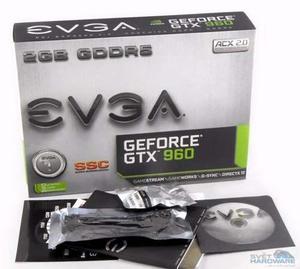 Placa Evga 2gb Gtx 960 Ssc Gddr5 Acx 2.0 Completa Caja Orig