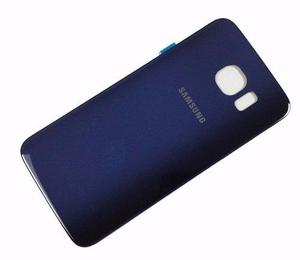Tapa Trasera Original Vidrio Samsung S6 Azul Dorada Blanca