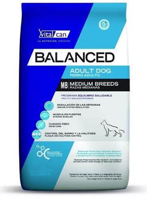 Vital Can Balanced Adulto Medium 20 Kg + Envío Gratis !!