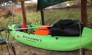 Kayak Atlantickayack K1 Con Tambucho De Pesca Chaleco Ancla