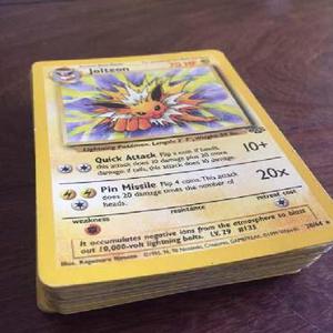 Lote 59 Cartas Pokemon Base Jungle Fossi