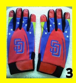 Guantines Softbol Sd Tallas L Y Xl 100% Cuero Duradero