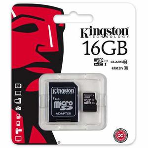 Memoria Micro Sd Hc 16 Gb Kingston Clase 10 Tienda Oficial