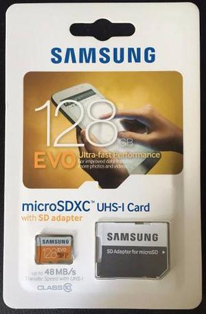 Micro Sd 128 Gb Samsung Clase 10. Envío Gratis!