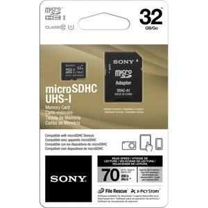 Micro Sd Sony 32gb Clase mb/s + Adaptado En Blister