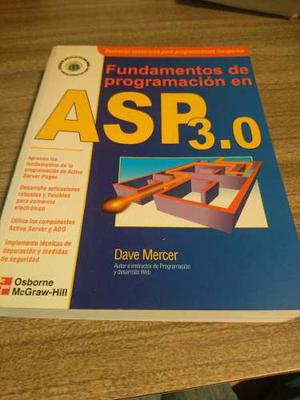 Fundamentos De Programación Asp 3.0. D. Mercer. Mc Graw