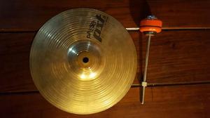 Splash Paiste Pst5 10 Y Mazo Pearl Demon. Combo Excelente