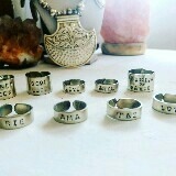 Anillos Alpaca Grabados Personalizado