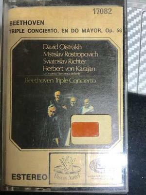 Beethoven Triple Concierto Cassette Ver Fotos