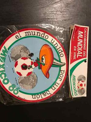 Calcomanía Oficial México 86 Traída De México