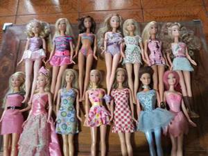 Muñecas Barbie Lote De Colección, Excelente Estado!!!