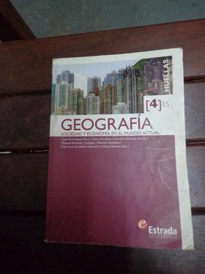 Libro Geografia. Huellas 4 Es