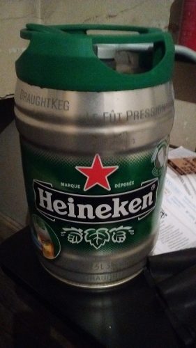 Barrilito De Cerveza Heineken Vacio 5 Litros