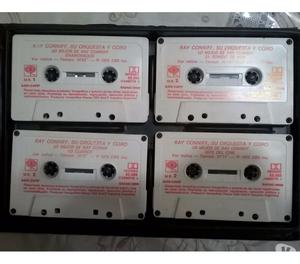 Lo Mejor De Ray Connif 4 Cassettes En Estuche Simil Cuero