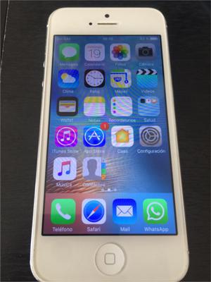 iPhone 5 Blanco 16Gb Desbloqueado de Fábrica.