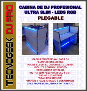 CABINA PROFESIONAL LED PARA DJ ULTRA SLIM