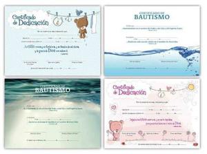 Certificados De Bautismo De Casamiento - Libreria Cristiana