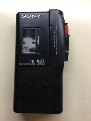 Grabador De Voz Periodista Con Cassette Sony