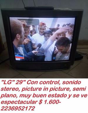 "LG" 29" MUY BUENO CON CONTROL