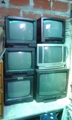 Lote de televisores de 14´´a reparar se escucha oferta