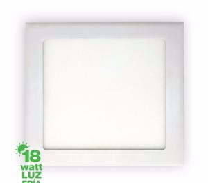 Luz led 18 watt cuadrado luz fria