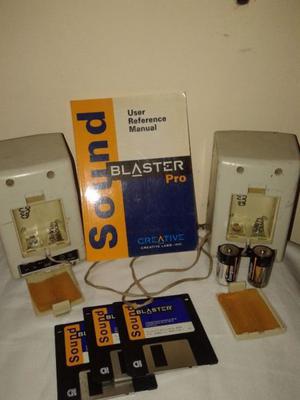 Parlantes Sound Blaster Sbs38 Originales, manual y 3 disket