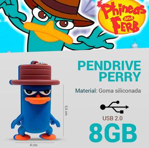 Pen Drive 8gb - Personajes Minions y Phineas