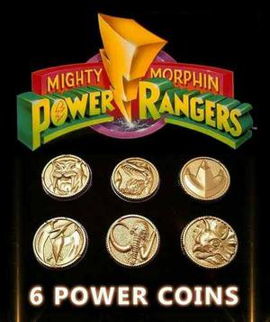 Power Rangers Coins Monedas De Poder (pack De 6)