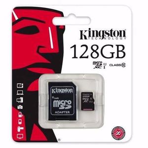 TARJETA DE MEMORIA MICRO-SD 128 GB. KINGSTON 45 MB/S CLASE