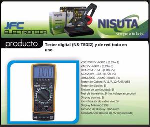 Tester Nisuta y Red TEDI2 Excelente