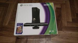 Xbox 360 Slim Flasheada-rgh 4gb+220v+c/kinect+sensor+juegos