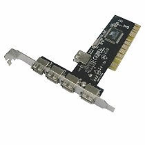 placa pci a 4 puertos usb 2.0