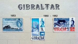 Sellos postales de Gibraltar 