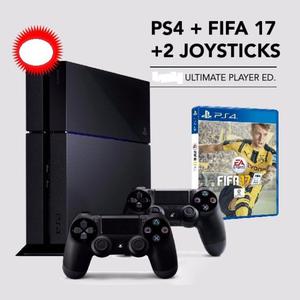 Sony PlayStation gb fifa 17 2 joystick usada