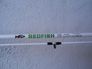 Combo Caña de Pesca Dos Tramos RedFish 1.80 Mts + Reel