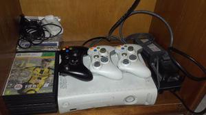 Consola Xbox 360 Fat Chipeada + 3 Jostick + 34 Juegos