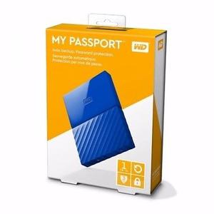 Disco duro portátil My Passport 1TB Azul WD