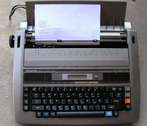 Maq. de escribir Panasonic R540 - Témperley