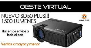 NUEVO!! PROYECTOR OWLENZ SD 50 PLUS-  LUMENES!!! El