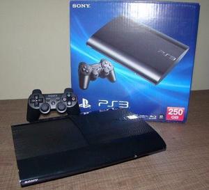 PS3 Super Slim 250gb con 6 juegos