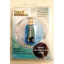 Placa de Sonido Externa - USB - La Solución mas Rápida!!!