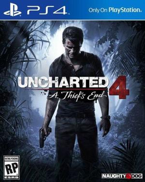 Uncharted 4 A Thief's End para PS4 Fisico Nuevo Original!!!