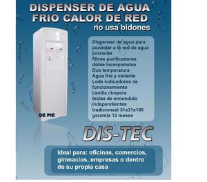 Dispenser de agua para conectar a la red DIS-TEC