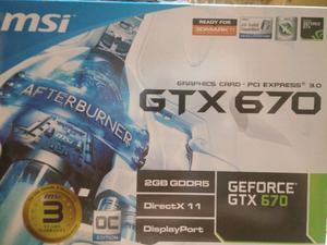 Ge force gtx 670 msi 2gb