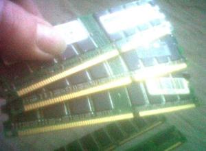 MEMORIAS DE PC DDR2 1G LOTE x 3 PRECIO POR TODAS WSP 221