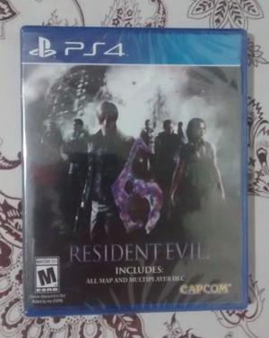 Resident Evil 6 Nuevo (Sellado) PS4