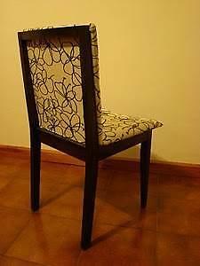 silla fox tapizada en ecocuero liso