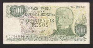 Argentina 500 Pesos  Bottero a Reposicion